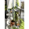 Balkongewächshaus 'Urban Balcony' 60 x 27 x 84 cm mit schwarz