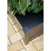 Pflanzkasten Aluminium schwarz 95 x 55 x 37 cm
