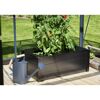 Pflanzkasten Aluminium schwarz 95 x 55 x 37 cm