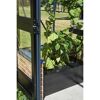 Pflanzkasten Aluminium schwarz 95 x 55 x 37 cm
