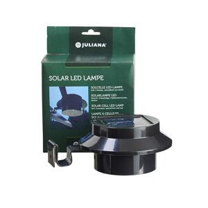 LED-Solar-Lampe für Gewächshäuser schwarz