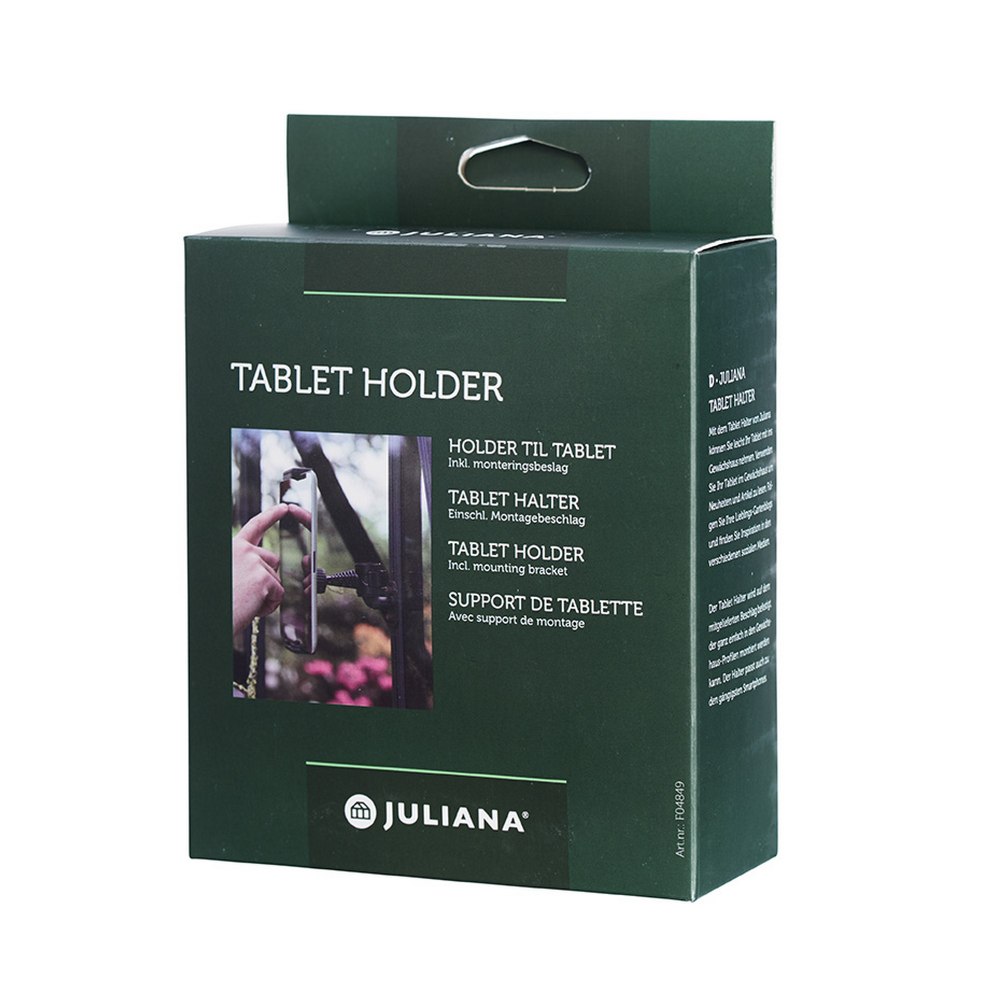 Tablet-Halter für Gewächshäuser Kunststoff schwarz + product picture