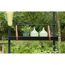 Regal Aluminium schwarz 76 x 14,5 x 5,4 cm