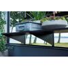 Regalhalter Aluminium schwarz 50 cm, 3 Stück
