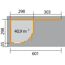 Abmessungen des Designhauses 213Plus Variante 2B