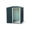 Metallgerätehaus 'Eco 5x4' anthrazit/weiß 162 x 122 x 182 cm