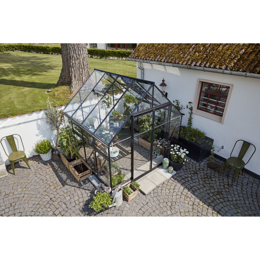 Gewächshaus GWH Qube plus 88 schwarz