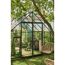 Gewächshaus GWH Qube plus 812 im Garten