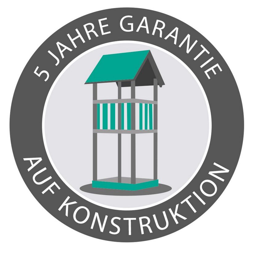 5 Jahre Garantie auf Konstruktion