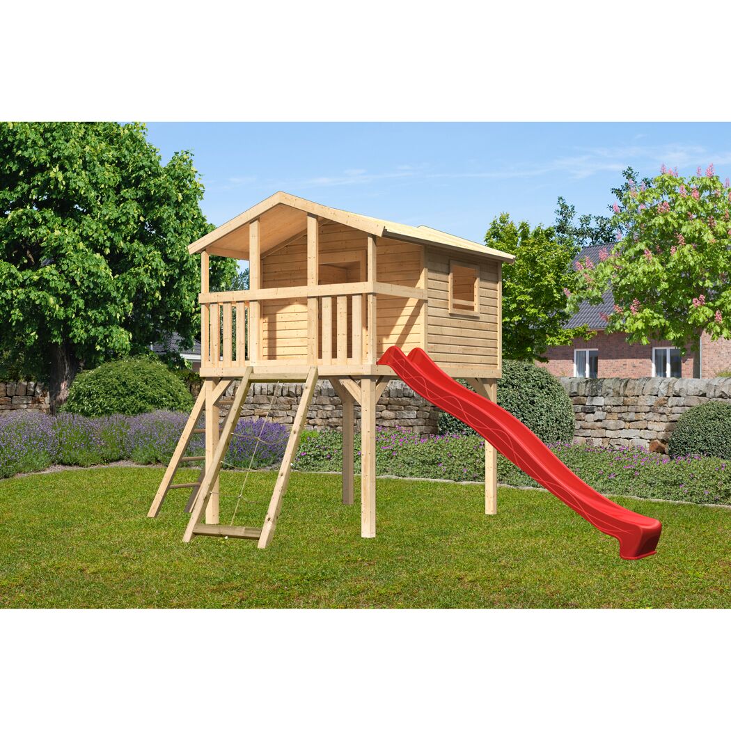 Stelzenhaus 'Benjamin' 198 x 309 cm naturbelassen