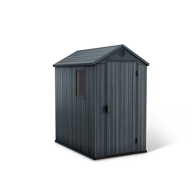 Anthrazitfarbenes Gerätehaus Darwin