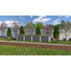 Hochbeet 'Linus In & Out 401 L' 245 x 40 x 65 cm granitfarben