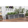 Hochbeet 'Linus In & Out 401 L' 245 x 40 x 65 cm granitfarben