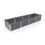 Hochbeet 'Linus In & Out 401 L' 245 x 40 x 65 cm granitfarben