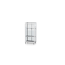 Verkleinertes Bild von Balkon-Gewächshaus 'Polis 350' 0,34 m² 80,8 x 42,3 cm 3 mm Sicherheitsglas aluminiumfarben