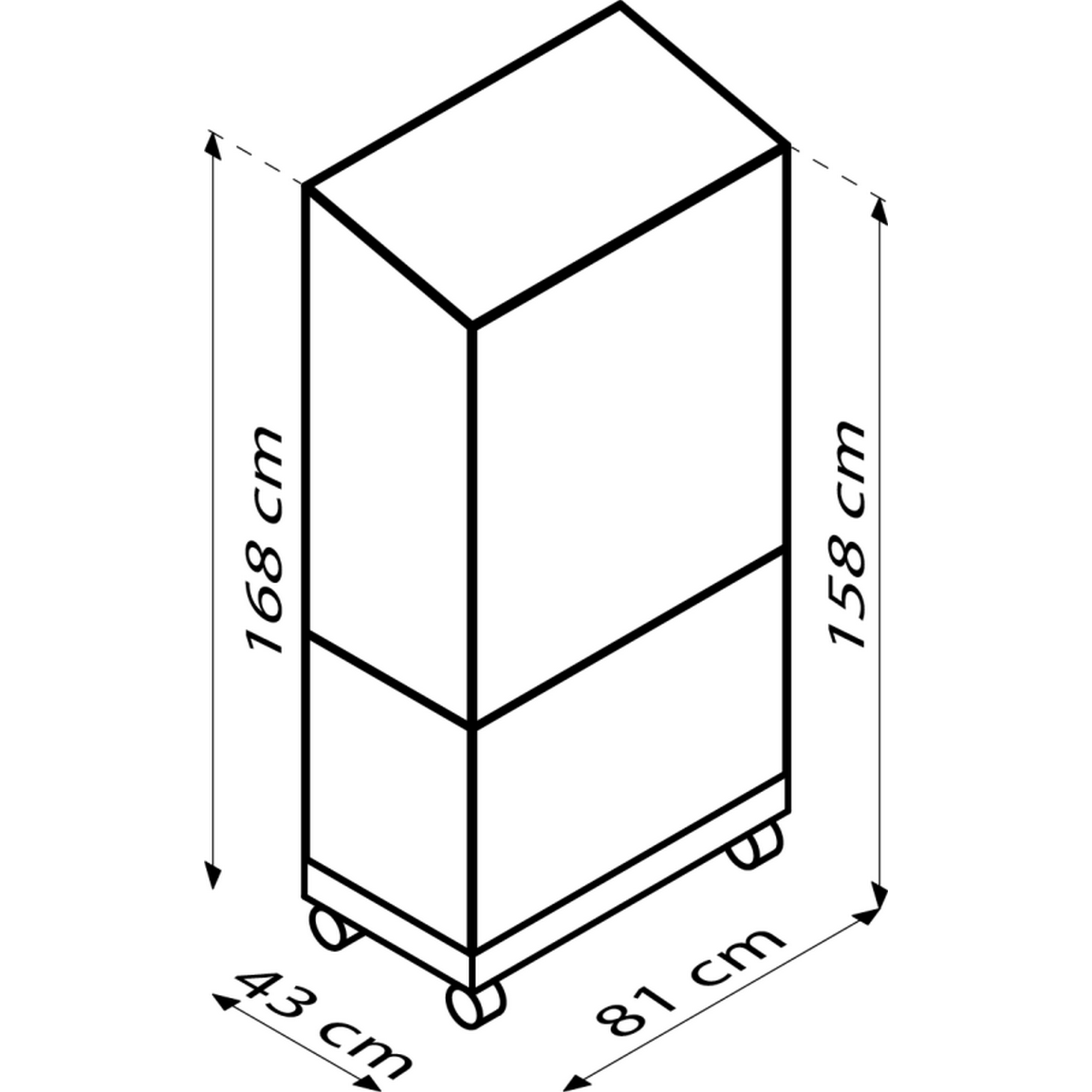 Balkon-Gewächshaus 'Polis 350' 80,8 x 42,3 cm mit 3 mm Sicherheitsglas aluminiumfarben