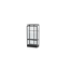 Verkleinertes Bild von Balkon-Gewächshaus 'Polis 350' 0,35 m² 80,6 x 42,1 cm 3 mm Sicherheitsglas schwarz