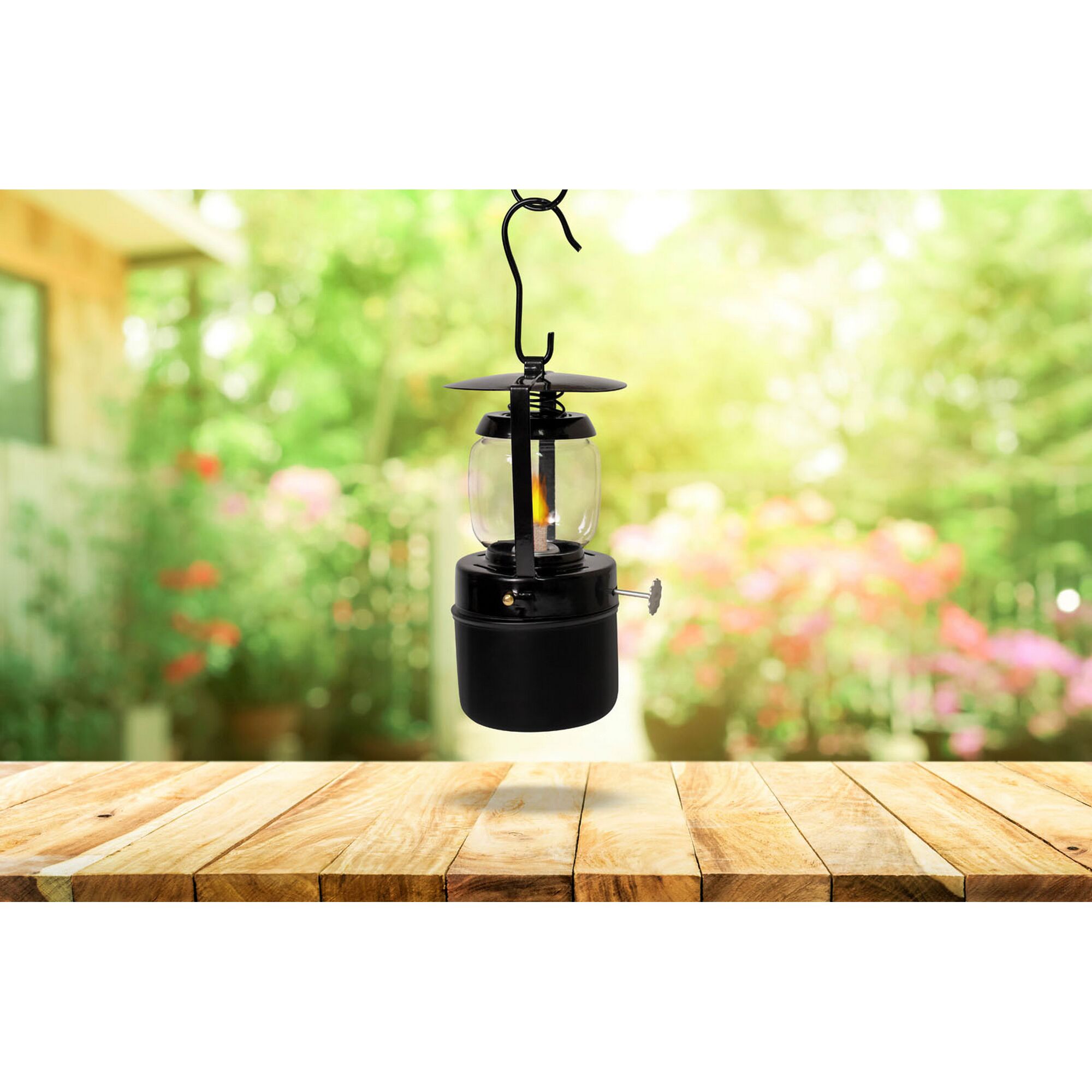 Schwarze Paraffinheizung NORI Fire