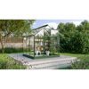 Gewächshaus Triton 3800 ESG smaragd im Garten