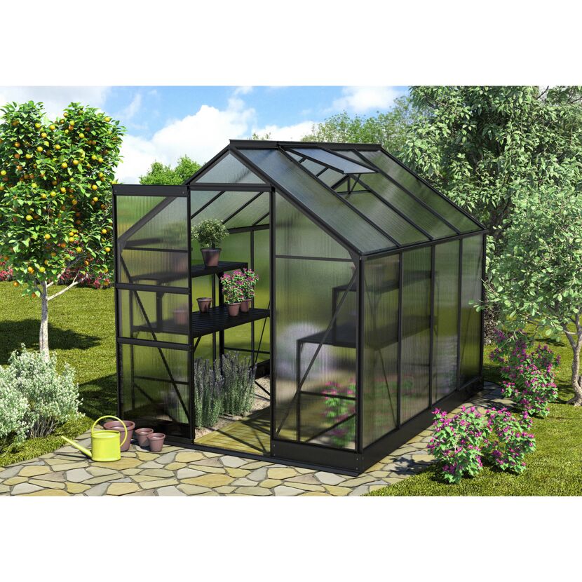 Gewächshaus Apollo 5000 HKP 4mm schwarz