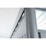 Gerätehaus 'AvantGarde' Gr. A4 silber-metallic 180 x 380 cm mit Doppeltür schmal