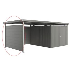 Seitenwand für Seitendach für Gerätehaus 'Highline' Größe H5 quarzgrau-metallic