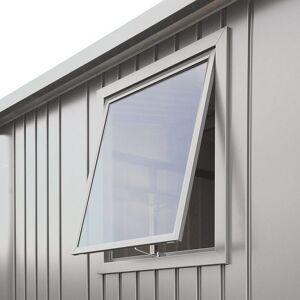 Fenster silber-metallic 50 x 60 cm für Gerätehaus 'Europa'