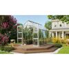 Gewächshaus Olymp 8300 ESG alu im Garten