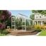 Gewächshaus Olymp 8300 ESG alu im Garten