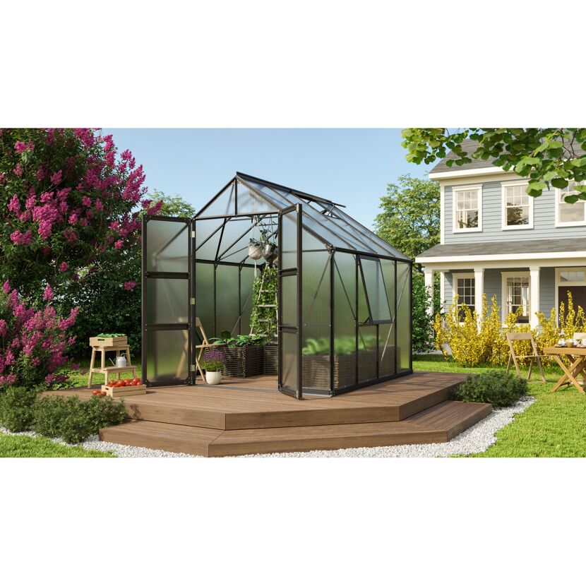 Gewächshaus Olymp 6700 HKP 4 mm schwarz
