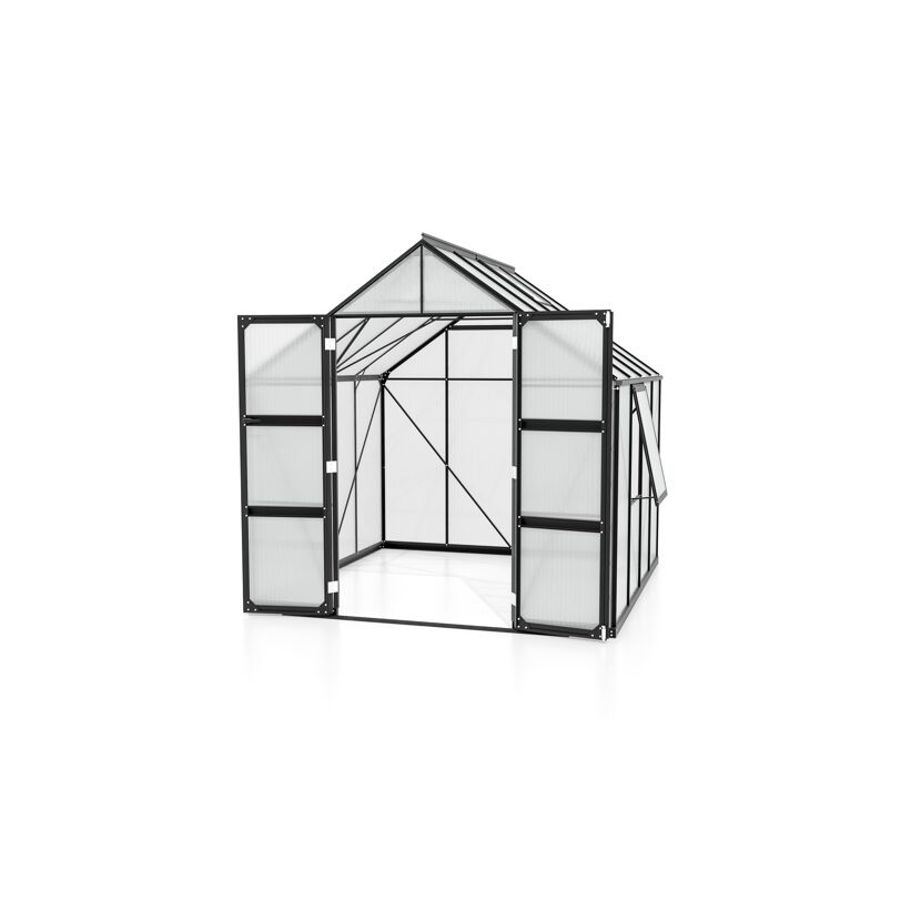 Gewächshaus Olymp 6700 HKP 4mm schwarz
