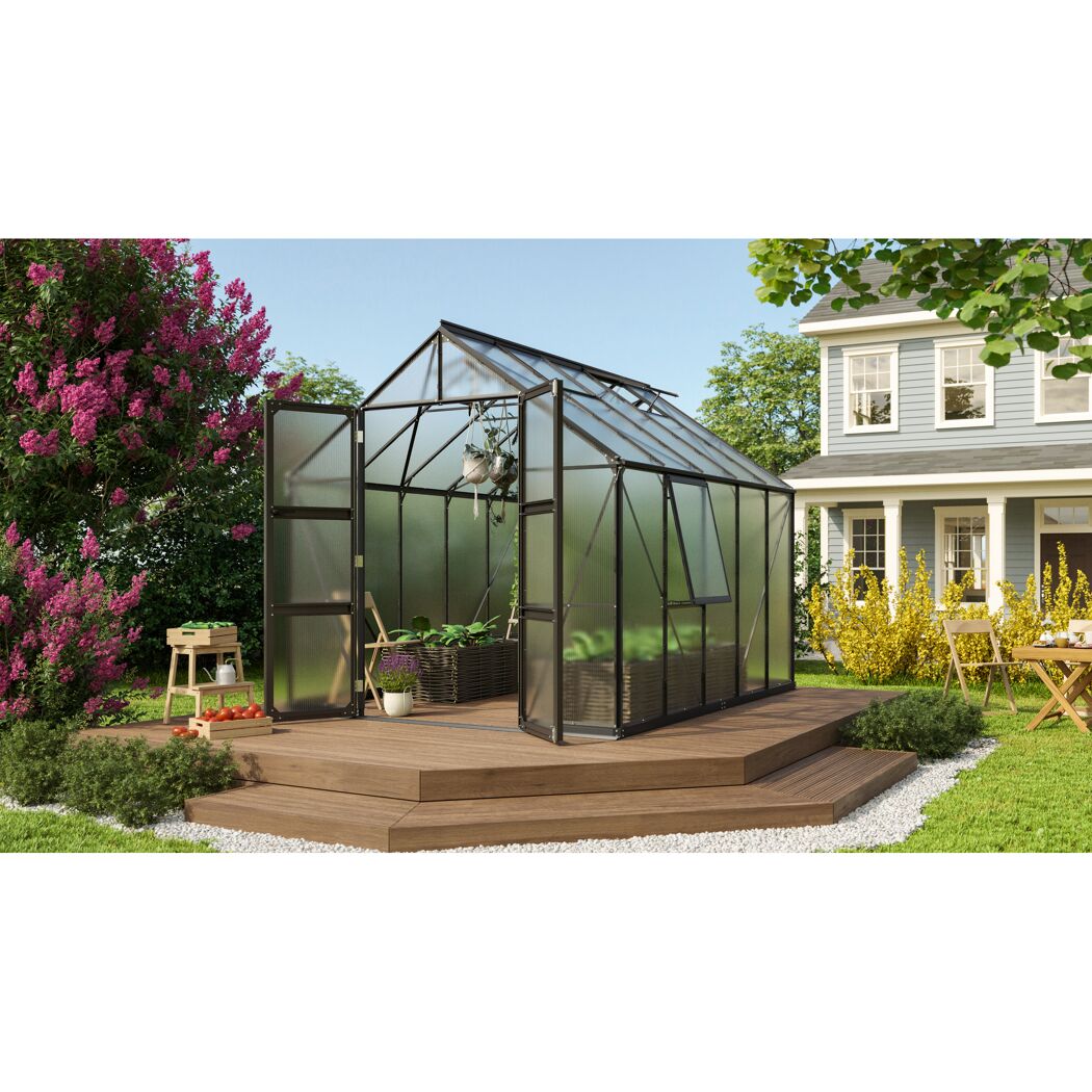 Gewächshaus Olymp 8300 HKP 4mm schwarz