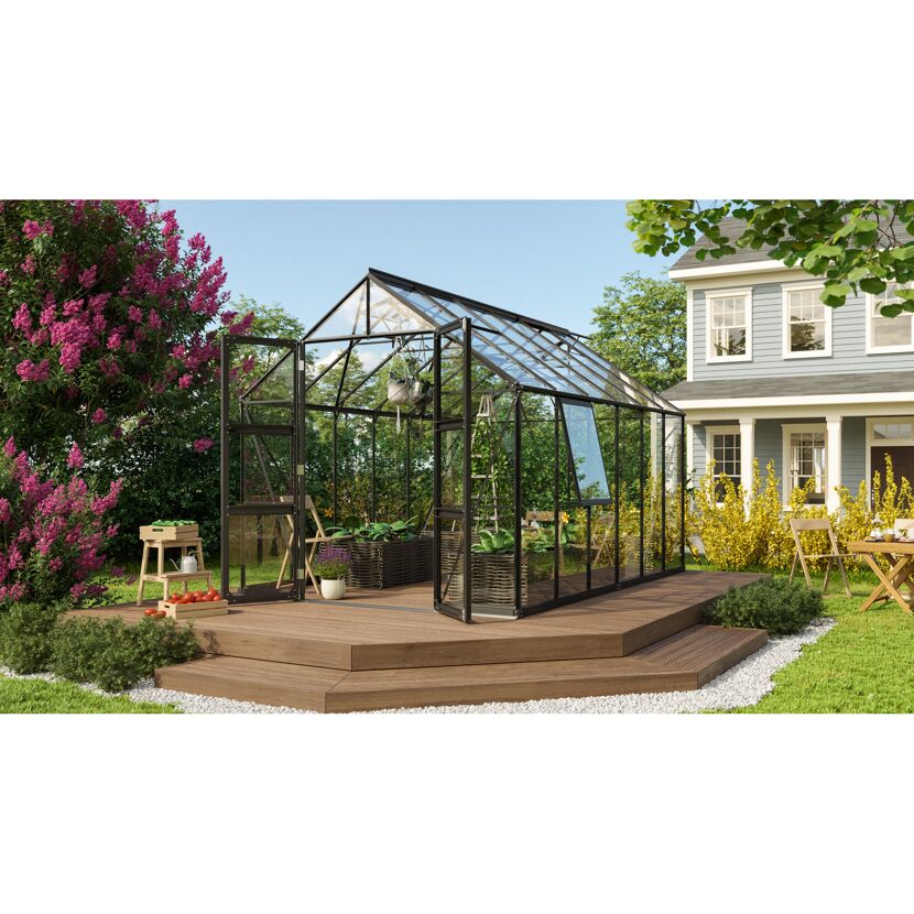 Gewächshaus Olymp 9900 ESG schwarz