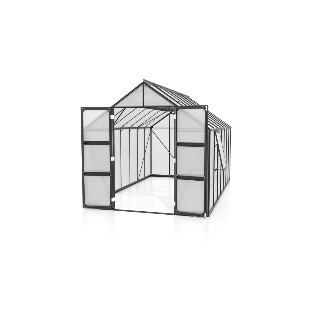 Gewächshaus Olymp 11500 HKP 6m² schwarz