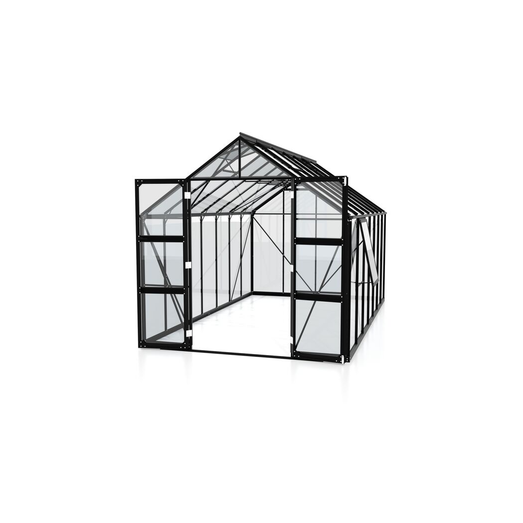 Gewächshaus Olymp 11500 ESG 6m² schwarz