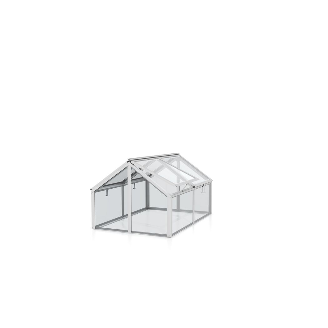 Gewächshaus Gamma ESG aus Aluminium und Glas