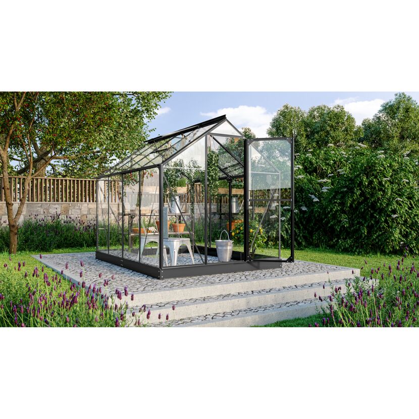 Gewächshaus Triton 5000 im Garten
