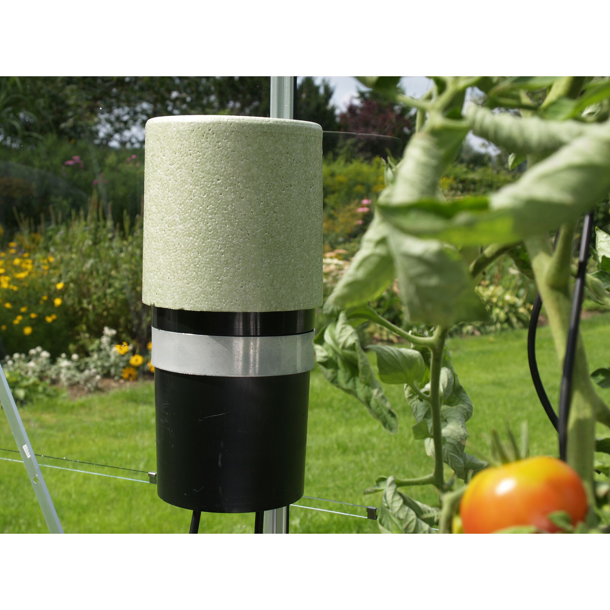 Hydromat-Set im Gewächshaus