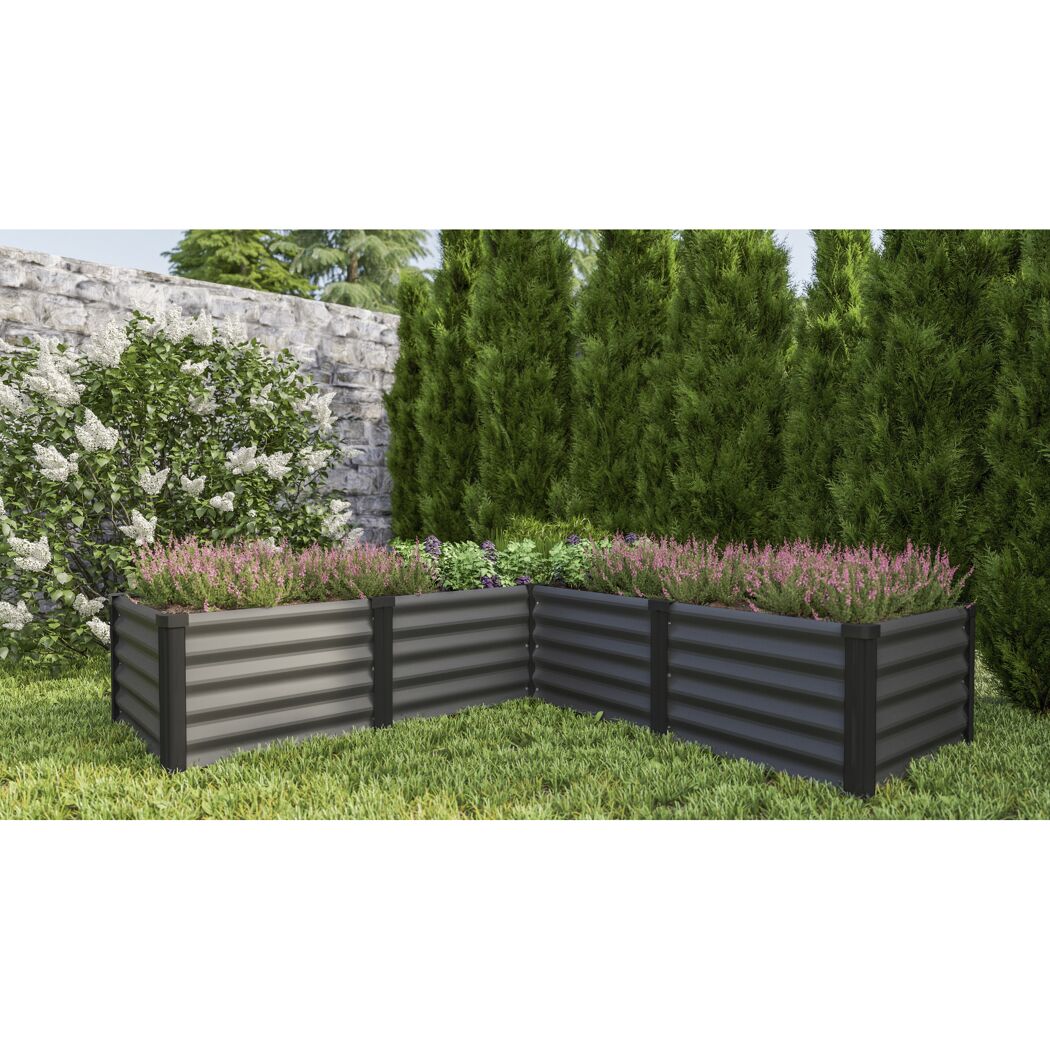 Drei Hochbeete Linus in &out im Garten