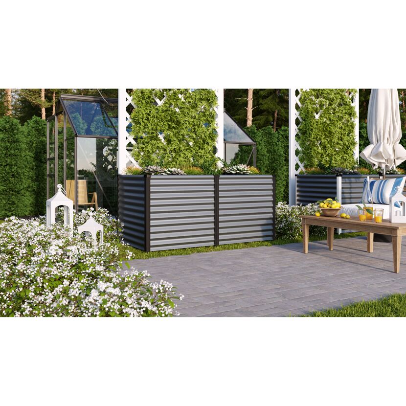 Zwei Hochbeete Linus im Garten
