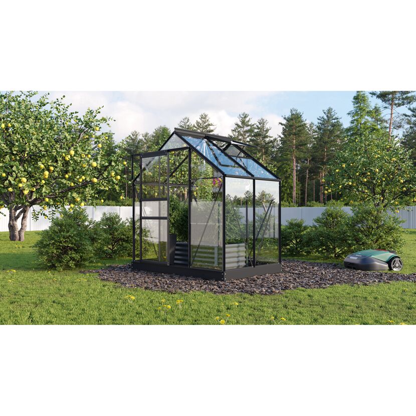 Gewächshaus Planet 2500 im Garten