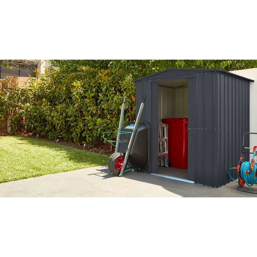 Anthrazitfarbener Geräteschrank Gartenmanager Dream 65