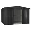 Anthrazitfarbener Gartenhaus Gartenmanager Dream 108