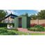 Grünes Gartenhaus Gartenmanager Dream 86 mit Fahrrad