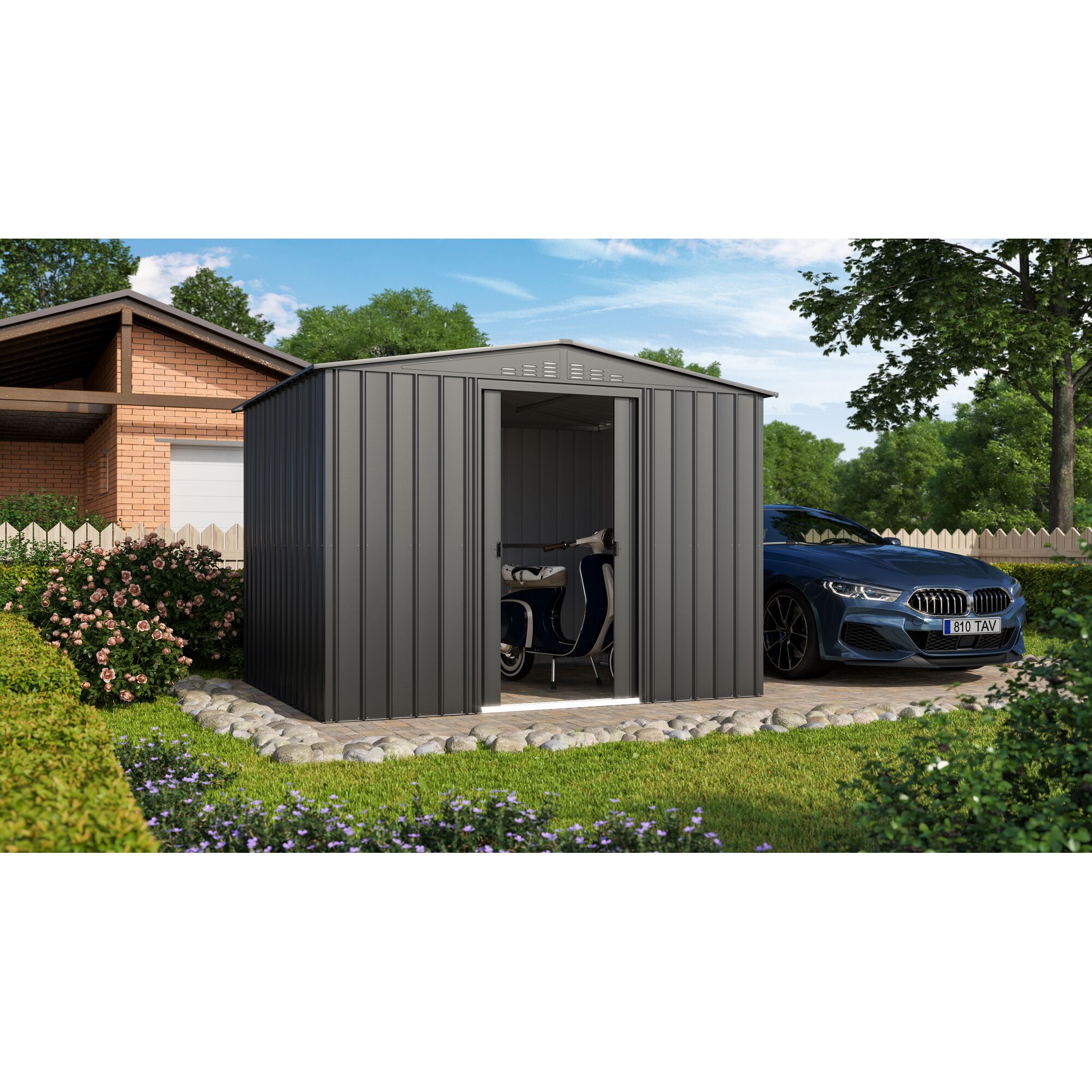 Gerätehaus Tower 1, Roller