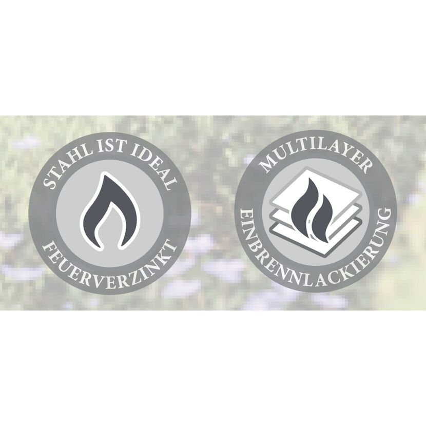 Feuerverzinkter Stahl und mehrschichtige Einbrennlackierung