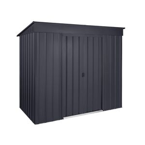 Metallgerätehaus 'Skillion S84' anthrazit 234 x 113 cm