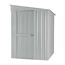 Anlehn-Gerätehaus 'Lean-To L56' silber-metallic 144 x 171 cm