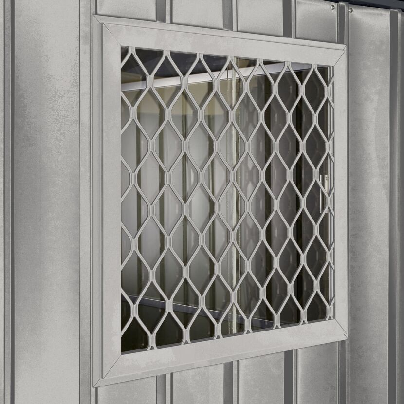 Fenster mit Gitter