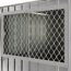 Fenster-Kit silber-metallic mit Gitter
